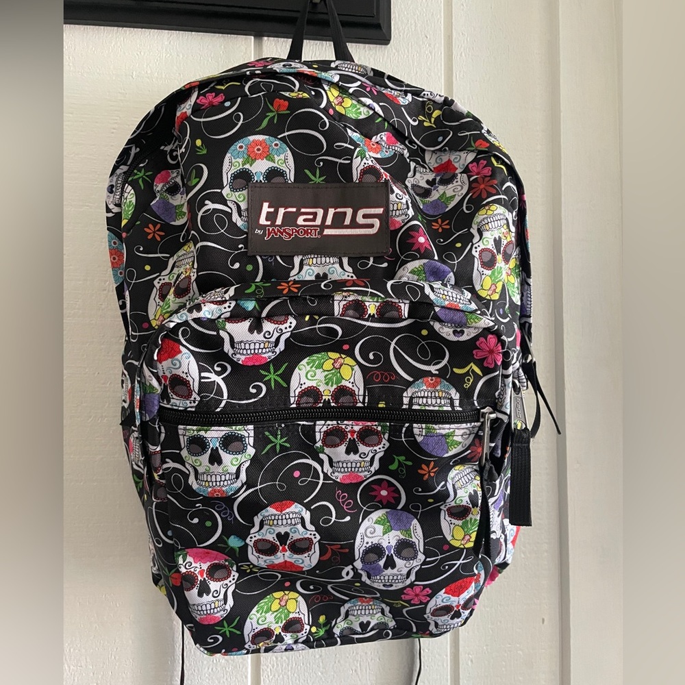 TRANS BY JANSPORT Supermax Backpack Sugar Skull